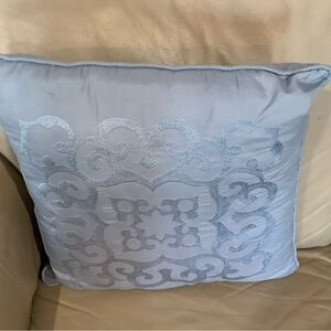 Elegant Blue Decorative Pillow